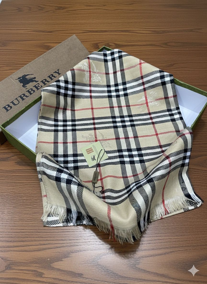Premium Classic Check Pattern Pashmina Scarf
