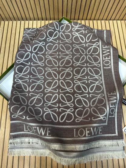 Luxury Monogram Pashmina Scarf for Women – Soft Winter Scarfs – Multiple Colours