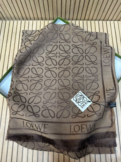 Luxury Monogram Pashmina Scarf for Women – Soft Winter Scarfs – Multiple Colours