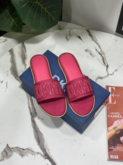 Women's Premium Logo Strap Slides – Comfortable Everyday Slip-On Fashion Sandals