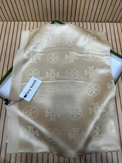 Luxury Silk Scarf for Women – Soft Satin Finish Printed Silk Stole in Multiple Elegant Colors