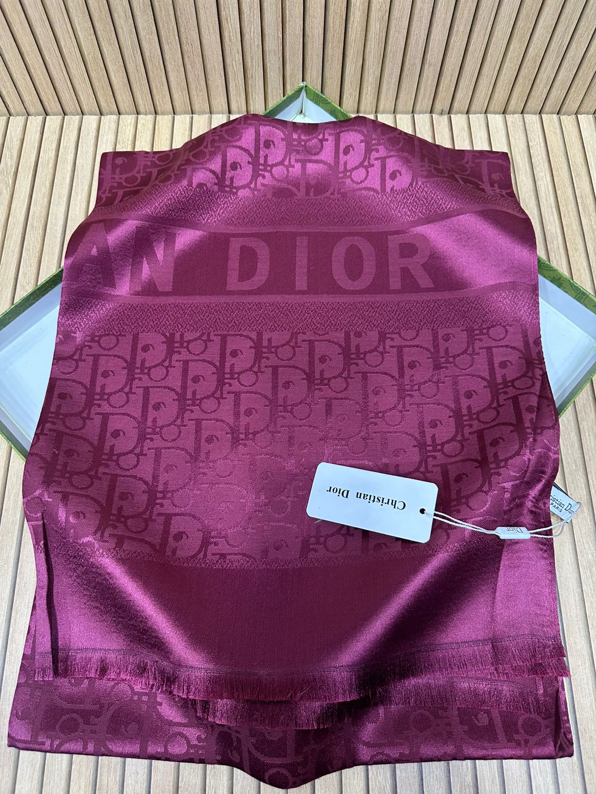 Luxury Printed Silk Scarf for Women – Lightweight Square Silk Scarf (6 Elegant Colors)