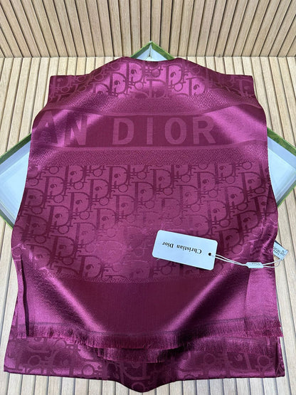 Luxury Printed Silk Scarf for Women – Lightweight Square Silk Scarf (6 Elegant Colors)