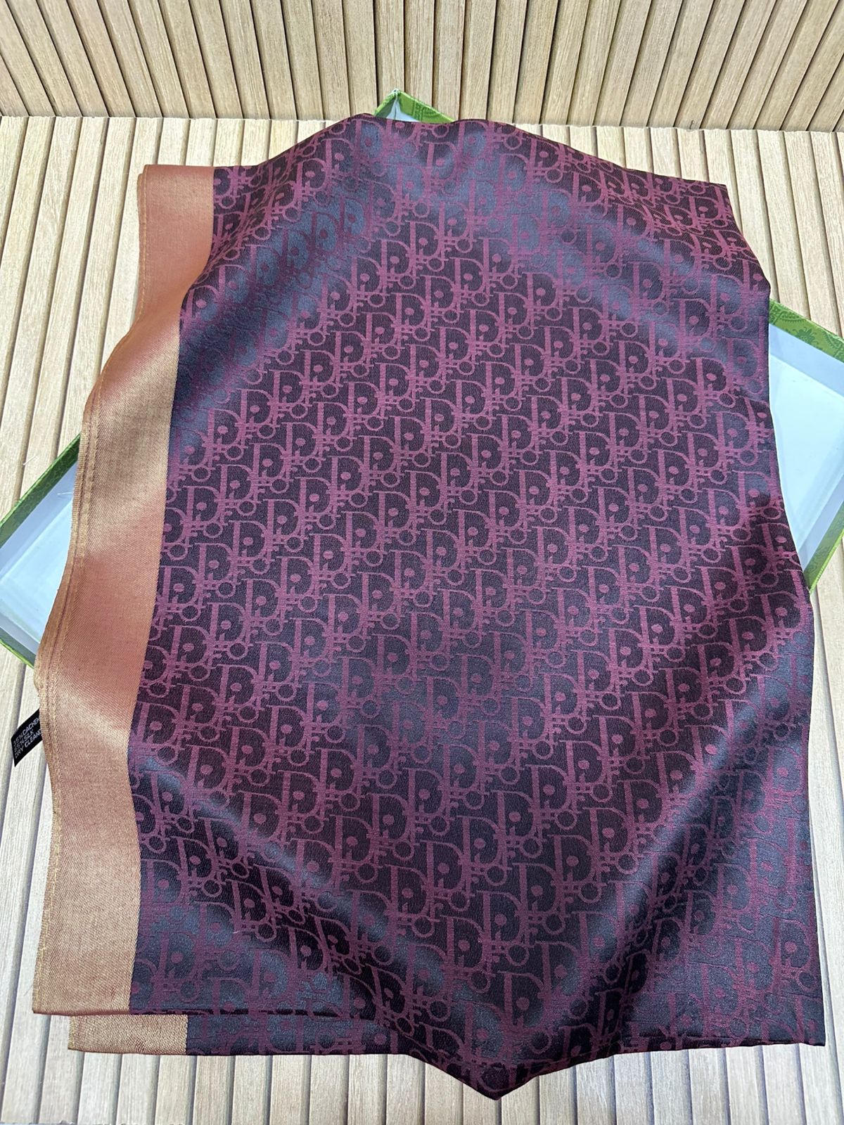 Luxury Printed Silk Scarf for Women – Lightweight Square Silk Scarf (6 Elegant Colors)