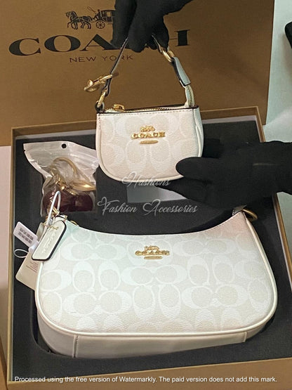 Women’s Handbag Gift Set – Mini Shoulder Bag + Classic Handbag Combo (3 Colors)