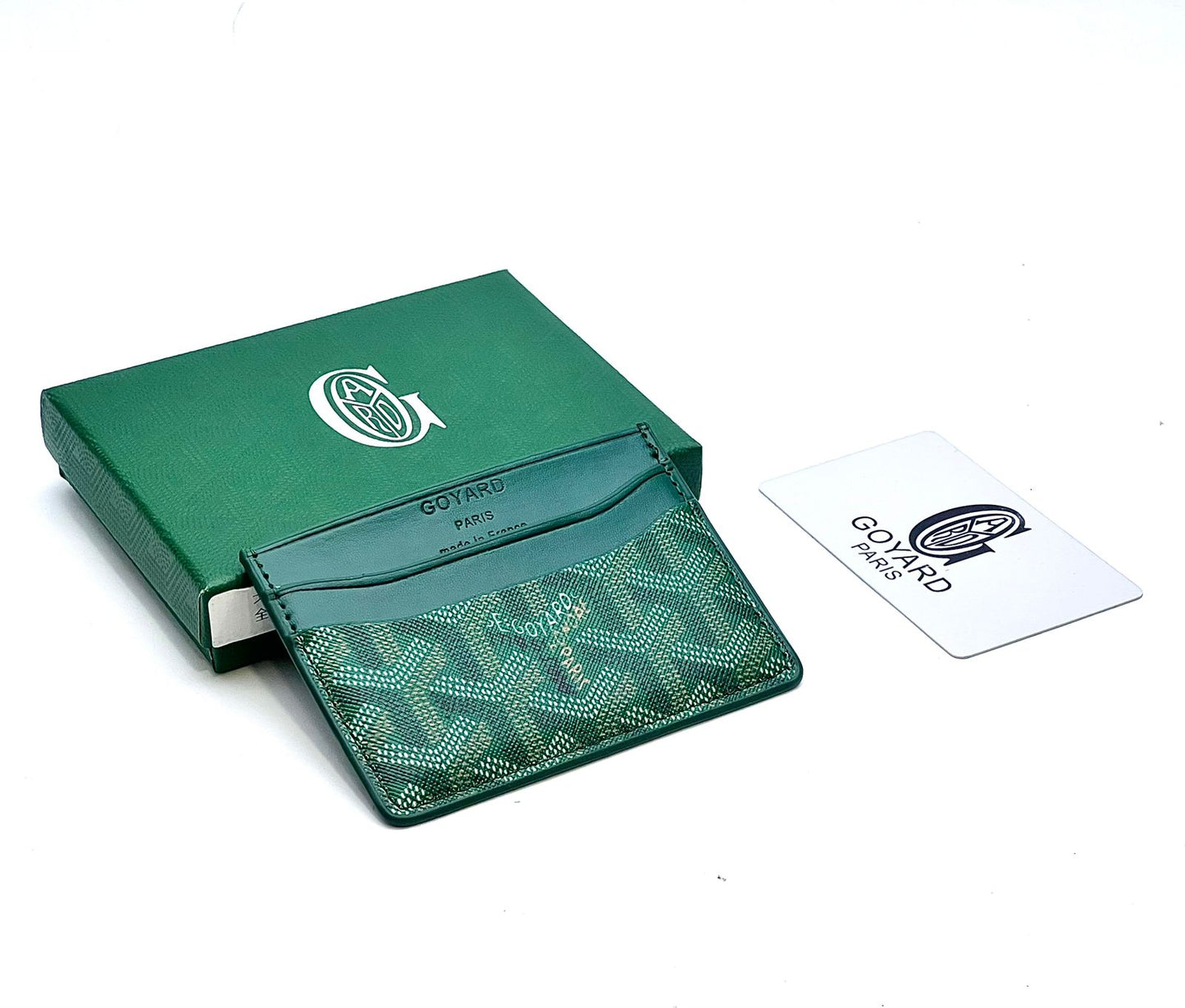 Luxury Style Slim Cardholder Wallet | Coated Canvas & Leather Texture | Minimalist 5-Slot Credit Card Case for Men & Women - Chevron Pattern