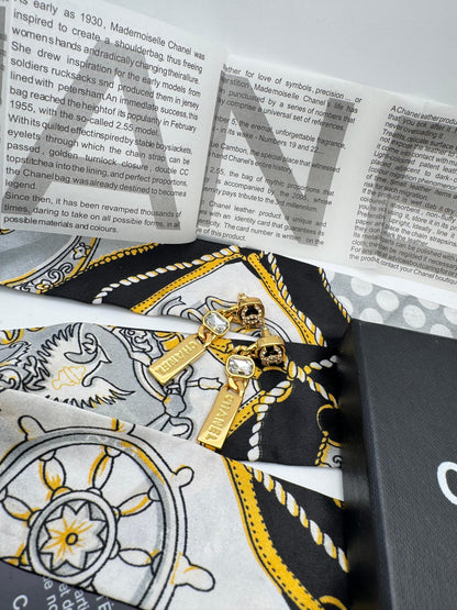 Gold-Tone Crystal Drop Earrings for Women | Elegant Statement Dangle Jewelry