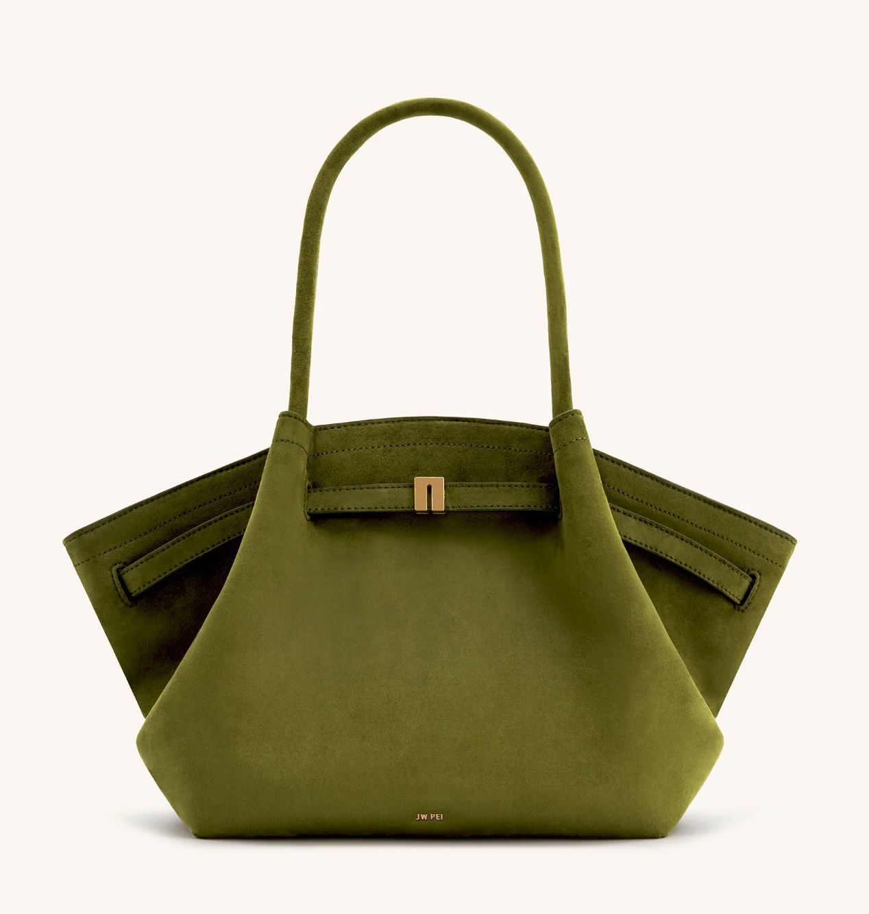 Suede Medium Tote Bag for Women – Minimalist Soft Suede Handbag