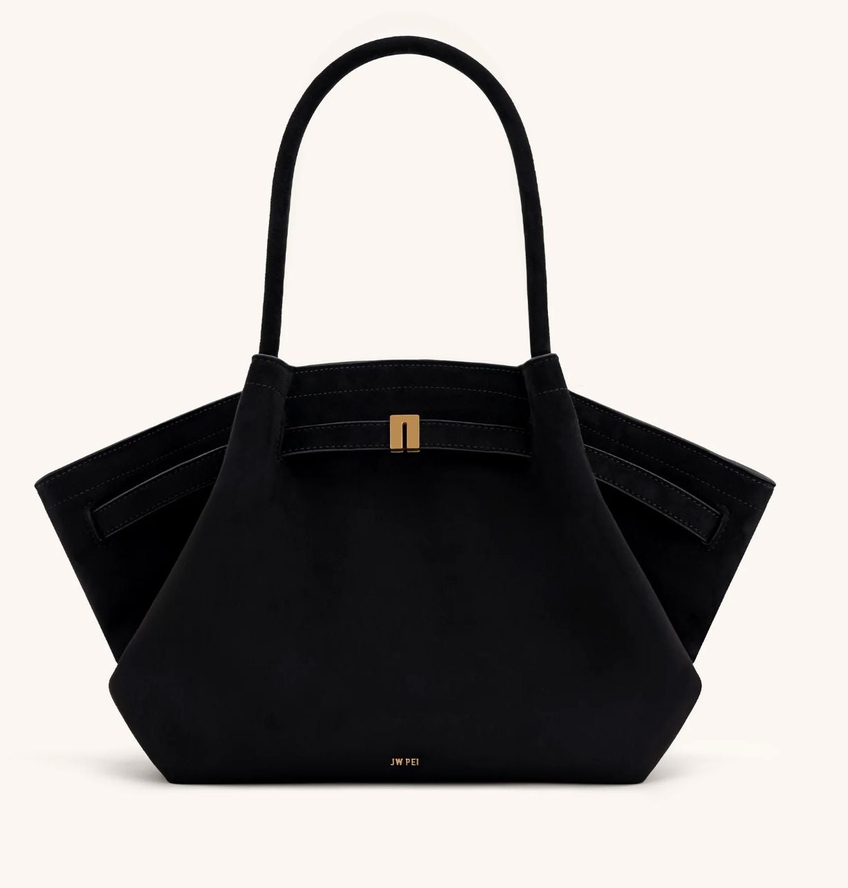 Suede Medium Tote Bag for Women – Minimalist Soft Suede Handbag