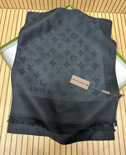 Luxury Jacquard Pashmina Scarf for Women – Soft Winter Shawl with Elegant All-Over Pattern