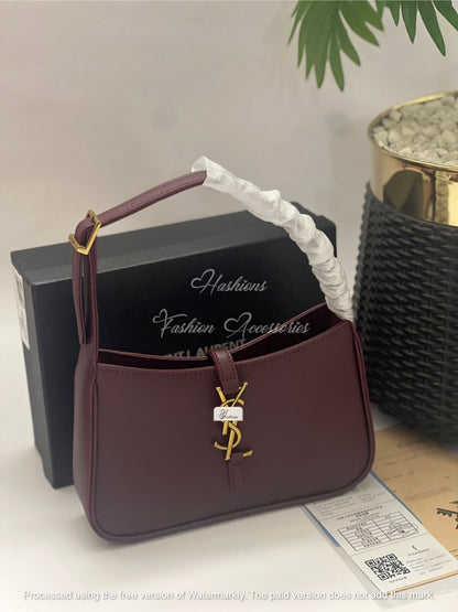 Women Glossy Knot Handle Bag – Trendy Evening Shoulder Handbag