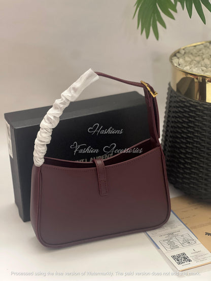 Women Glossy Knot Handle Bag – Trendy Evening Shoulder Handbag