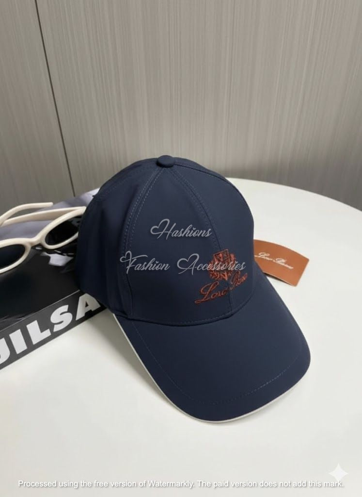 Luxury Cashmere Embroidered Baseball Cap – Ultra-Soft Unisex Structured Hat
