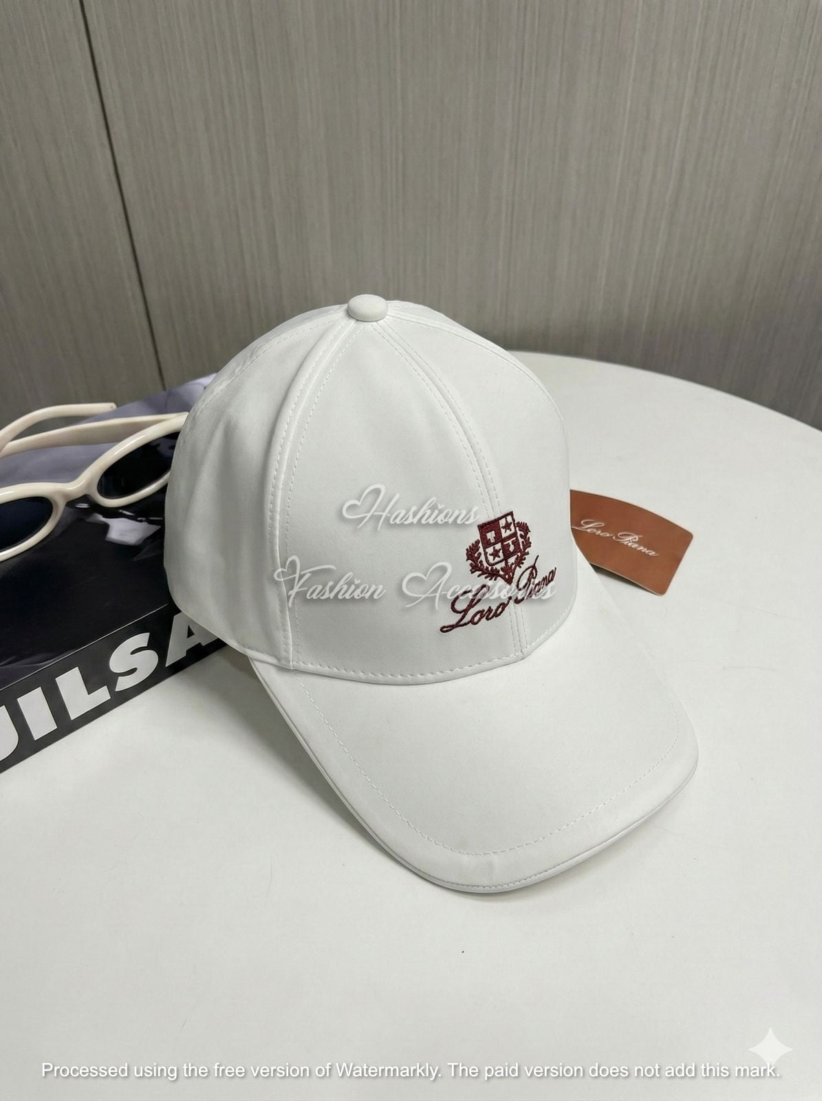 Luxury Cashmere Embroidered Baseball Cap – Ultra-Soft Unisex Structured Hat
