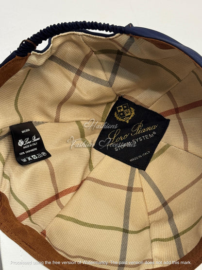 Luxury Cashmere Embroidered Baseball Cap – Ultra-Soft Unisex Structured Hat
