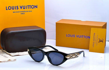 Sleek Oval Cat-Eye Sunglasses