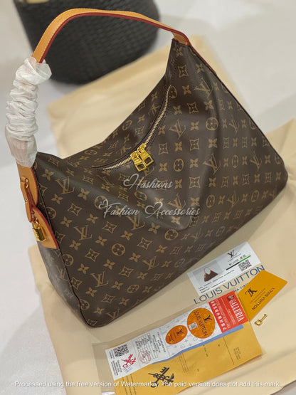 Monogram Canvas Large Hobo Shoulder Bag