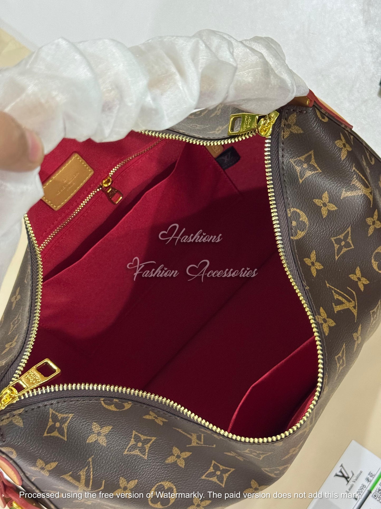 Monogram Canvas Large Hobo Shoulder Bag