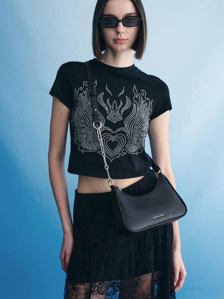 Minimalist Chain Strap Shoulder Bag