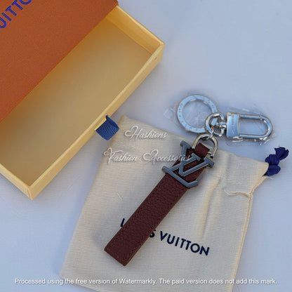 Genuine Leather Signature Keychain