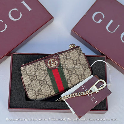 Slim Canvas Key Pouch