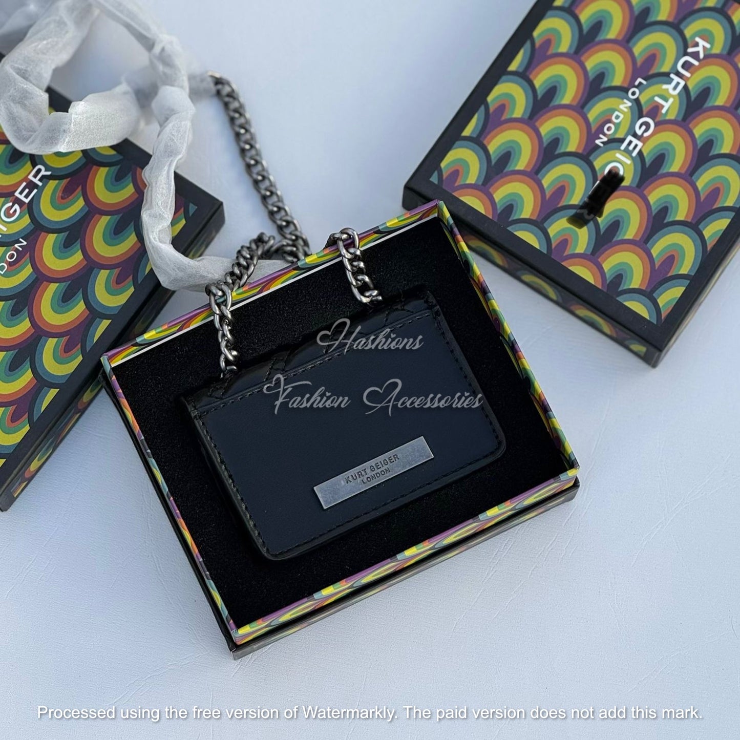 Quilted Mini Chain Wallet
