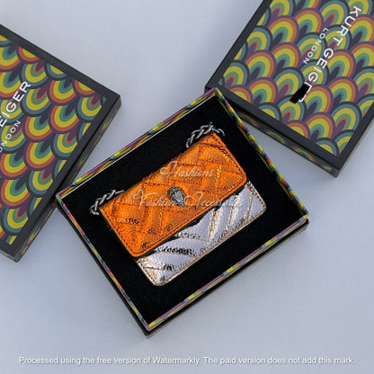 Quilted Mini Chain Wallet
