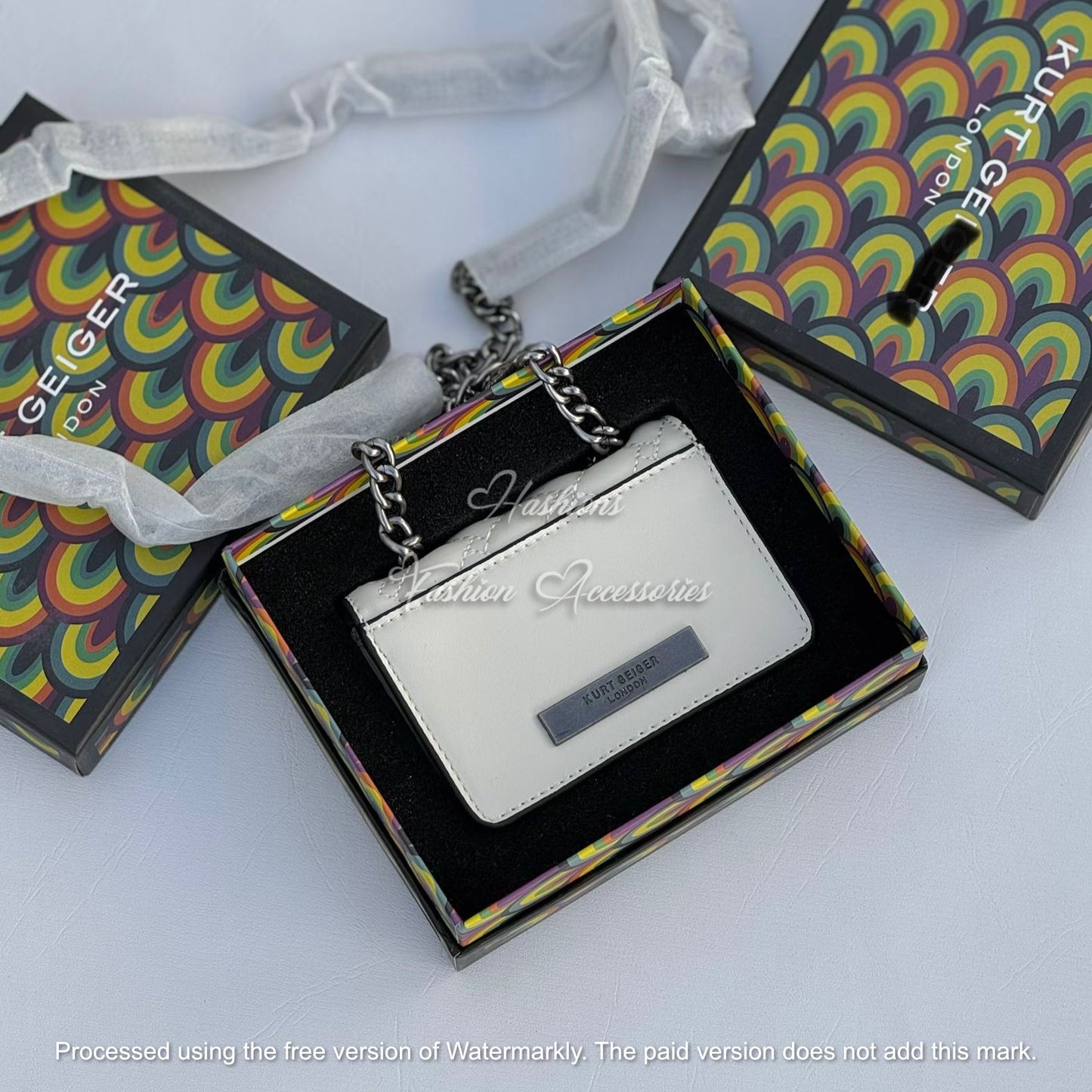 Quilted Mini Chain Wallet