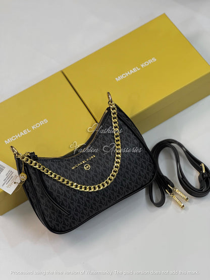 Monogram Chain Shoulder Bag