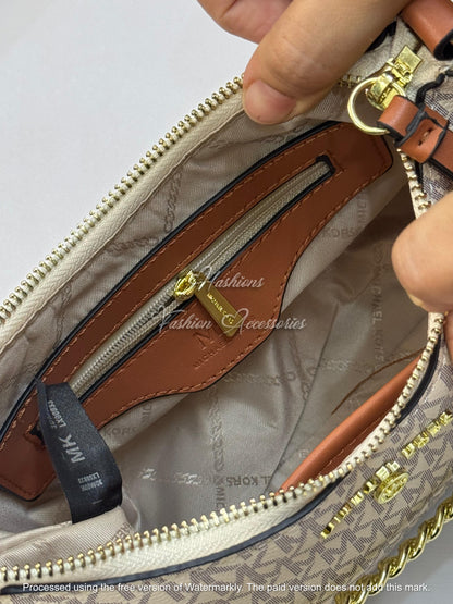 Monogram Chain Shoulder Bag