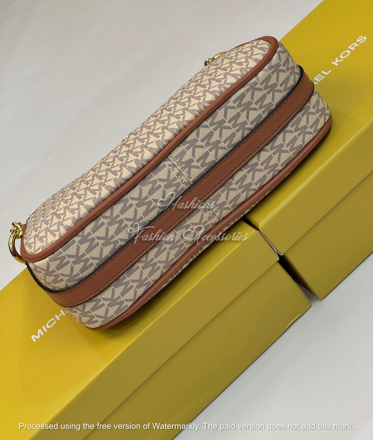 Monogram Chain Shoulder Bag