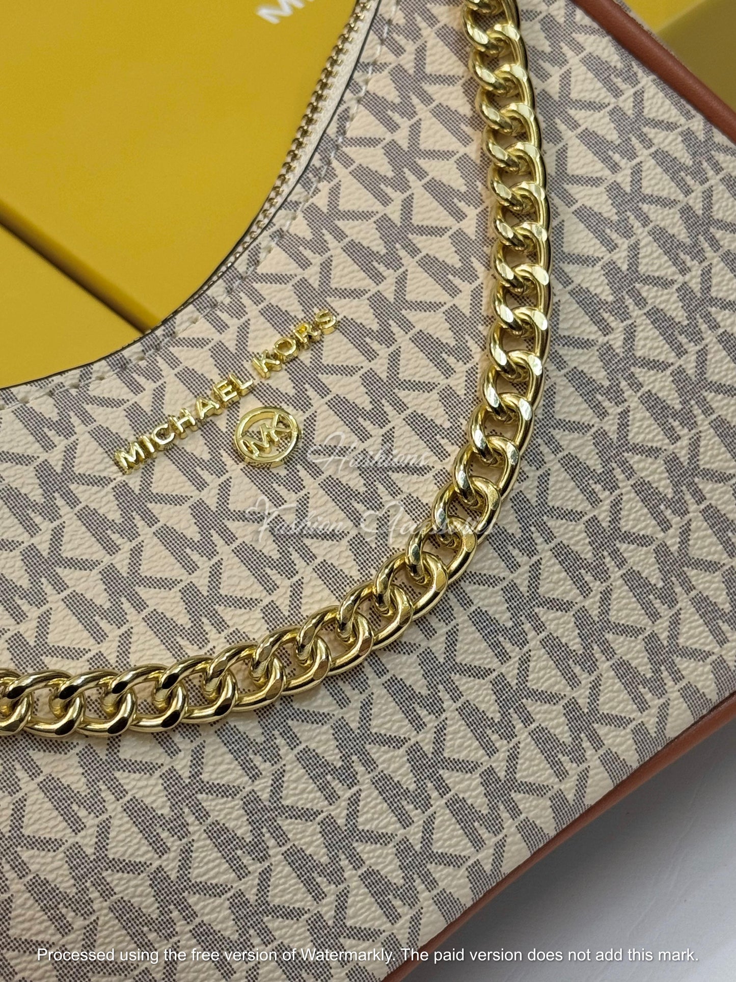 Monogram Chain Shoulder Bag