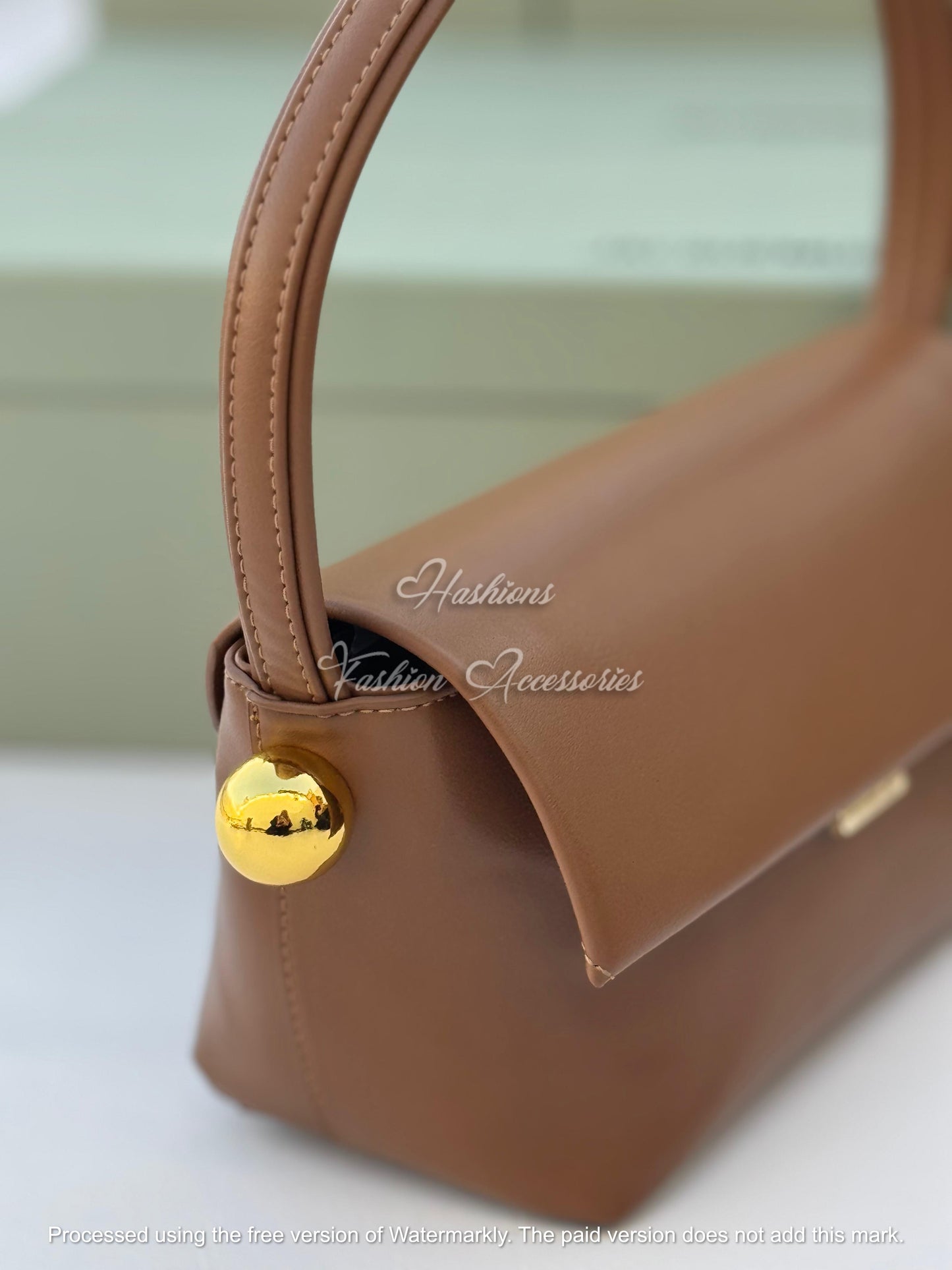 Geometric Arch Shoulder Bag