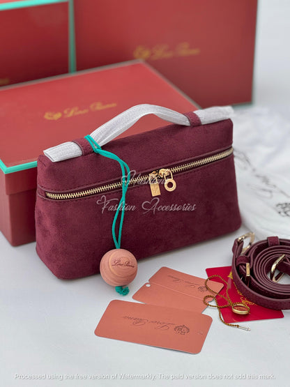 Minimalist Suede Crossbody Vanity Bag