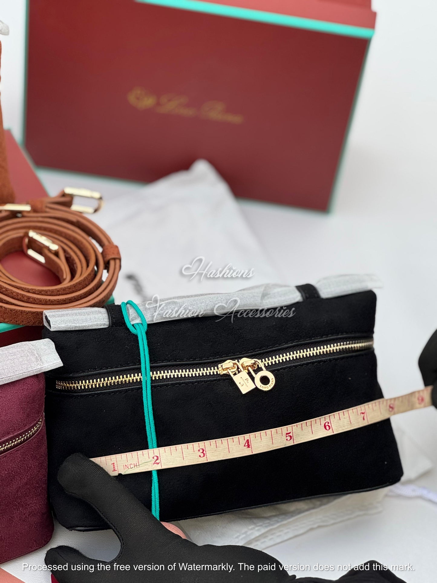 Minimalist Suede Crossbody Vanity Bag