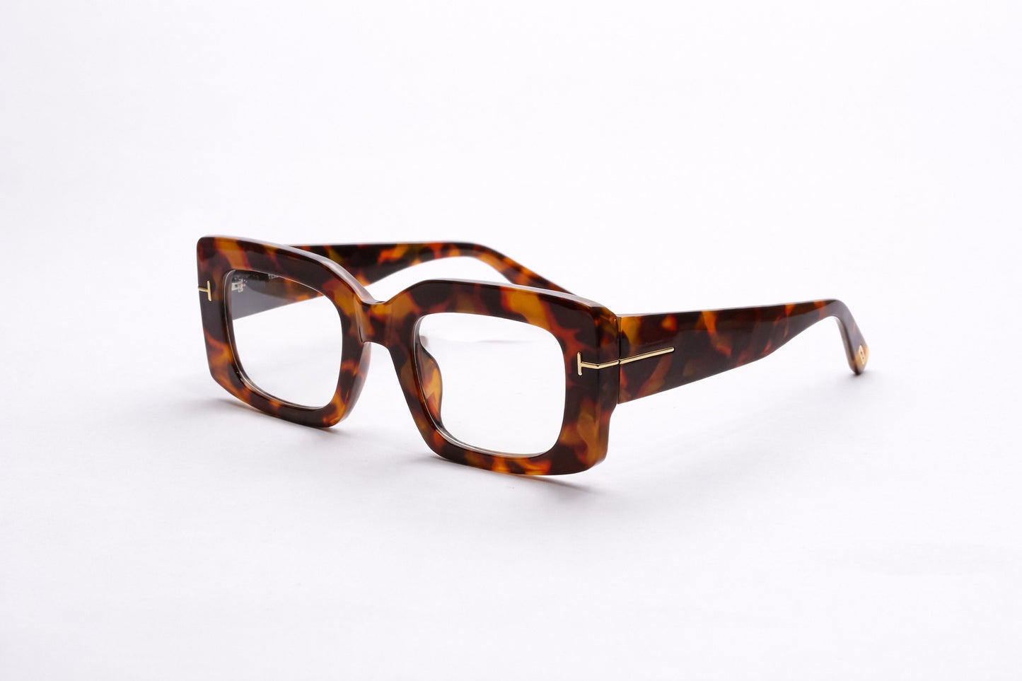Retro Square Thick Frame Sunglasses