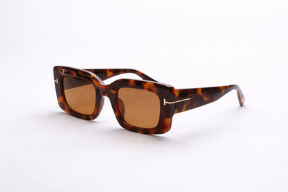 Retro Square Thick Frame Sunglasses