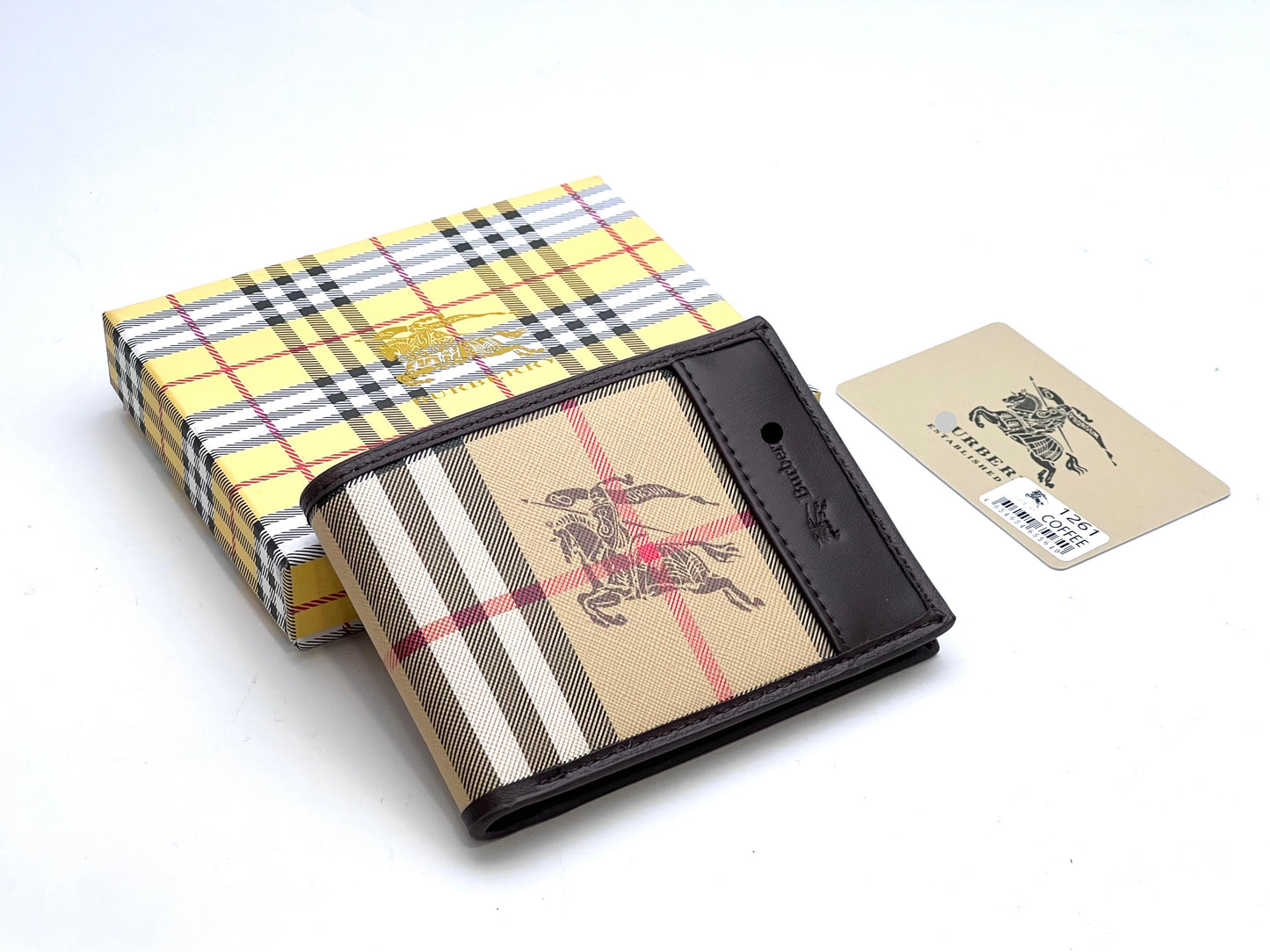Men’s Check Pattern Wallet