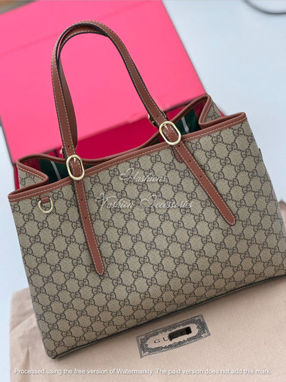 Large Monogram Canvas Tote