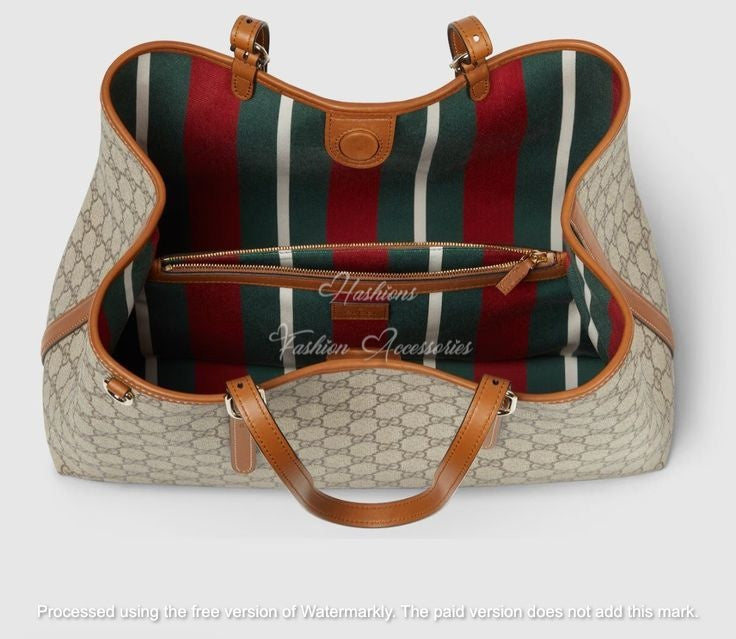 Large Monogram Canvas Tote