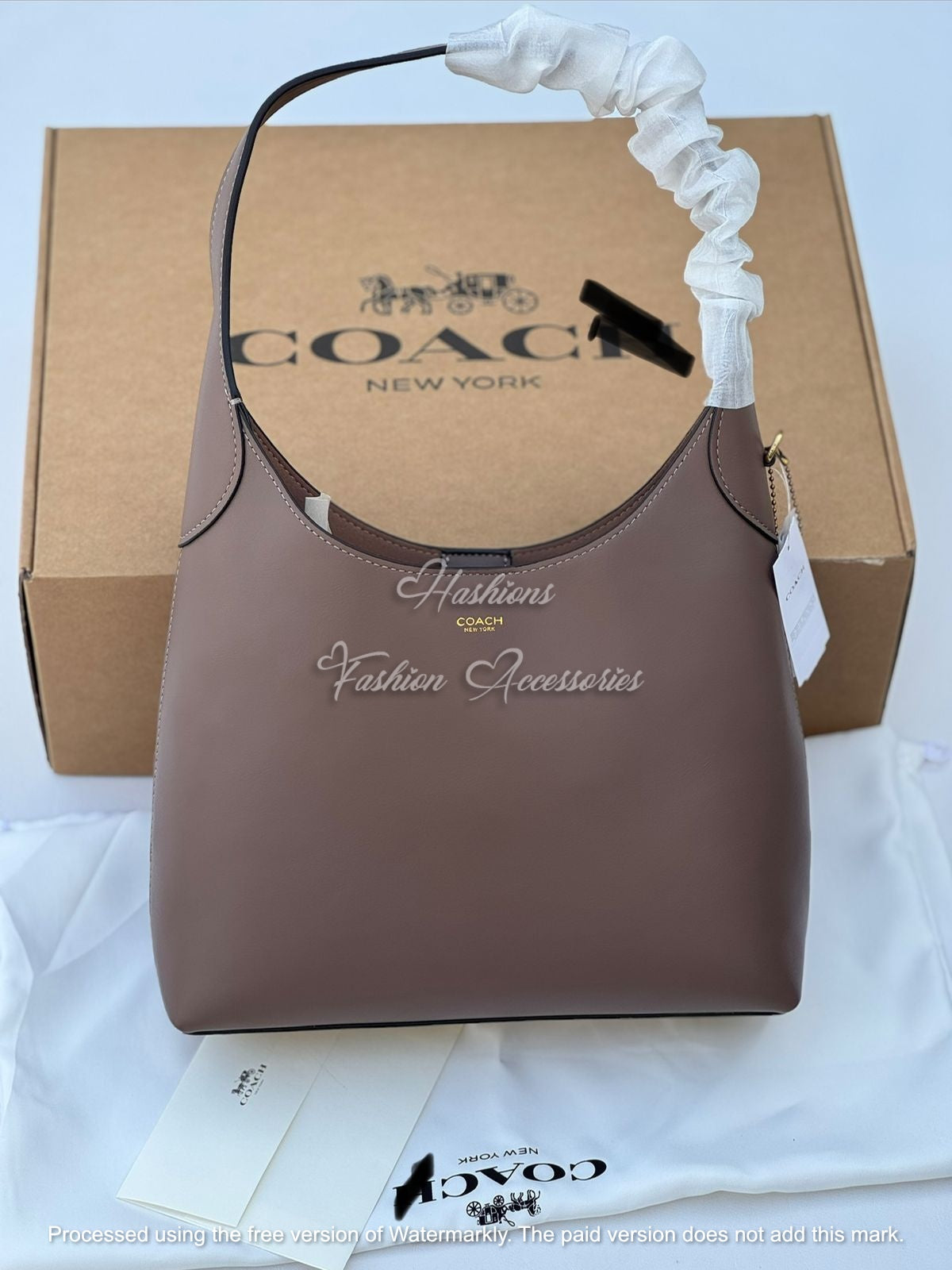 Minimalist Leather Hobo Bag