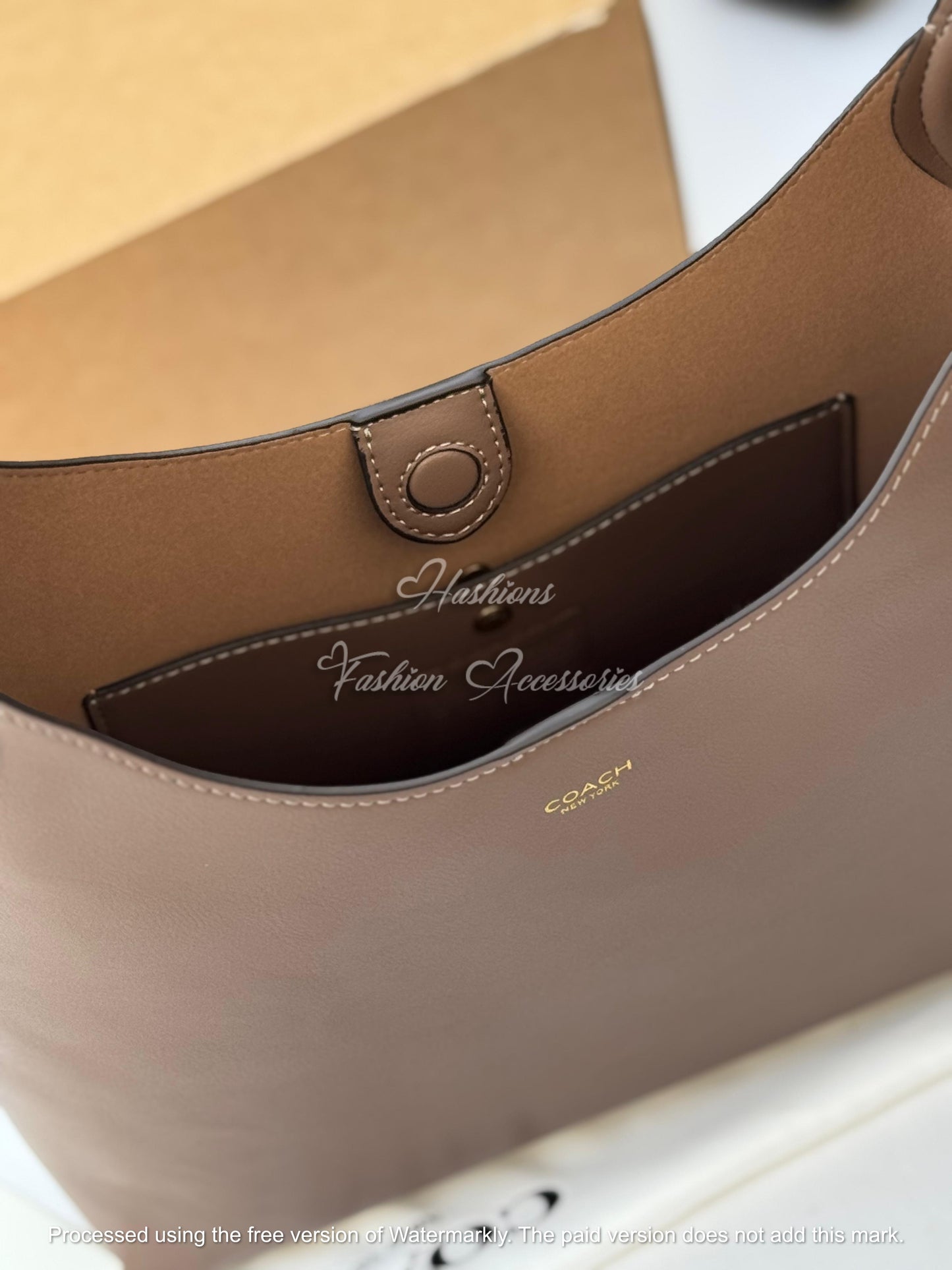 Minimalist Leather Hobo Bag