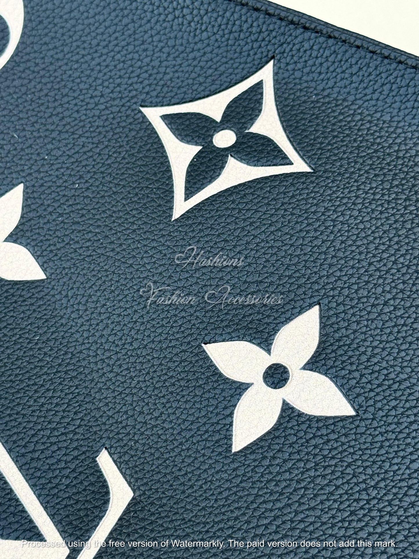 Medium Monogram Leather Tote Bag
