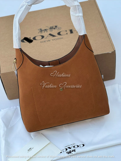 Minimalist Suede Shoulder Bag