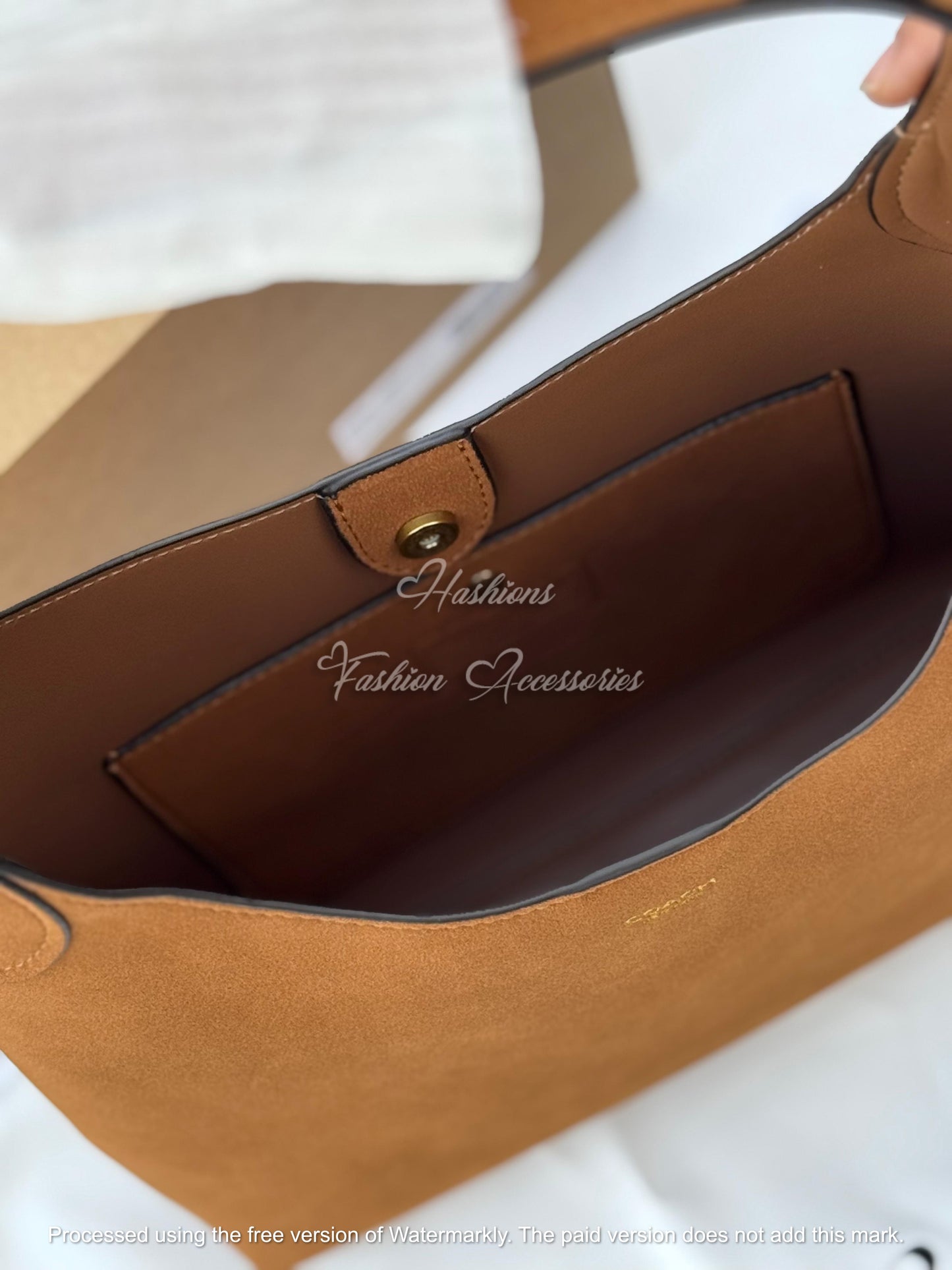 Minimalist Suede Shoulder Bag