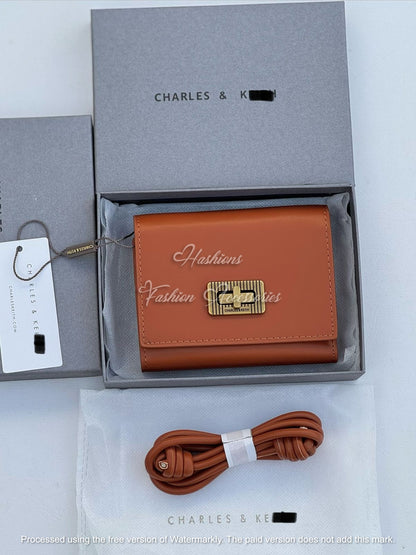 Minimalist Turn-Lock Crossbody Wallet