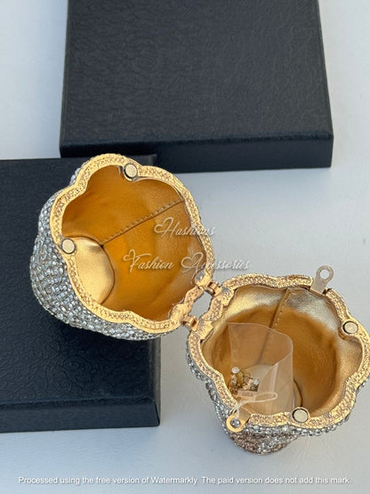 Crystal Ice Cream Cone Clutch