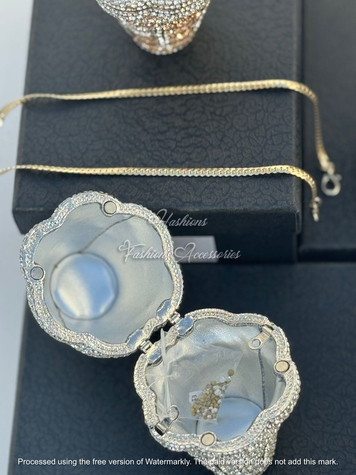 Crystal Ice Cream Cone Clutch