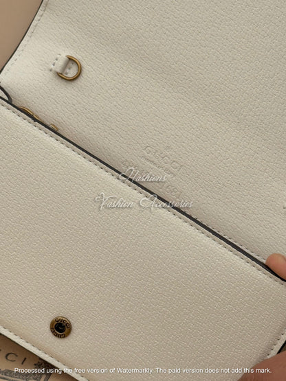 Bamboo Leather Chain Wallet | Minimalist Crossbody Bag