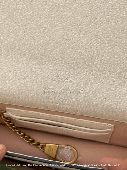 Bamboo Leather Chain Wallet | Minimalist Crossbody Bag